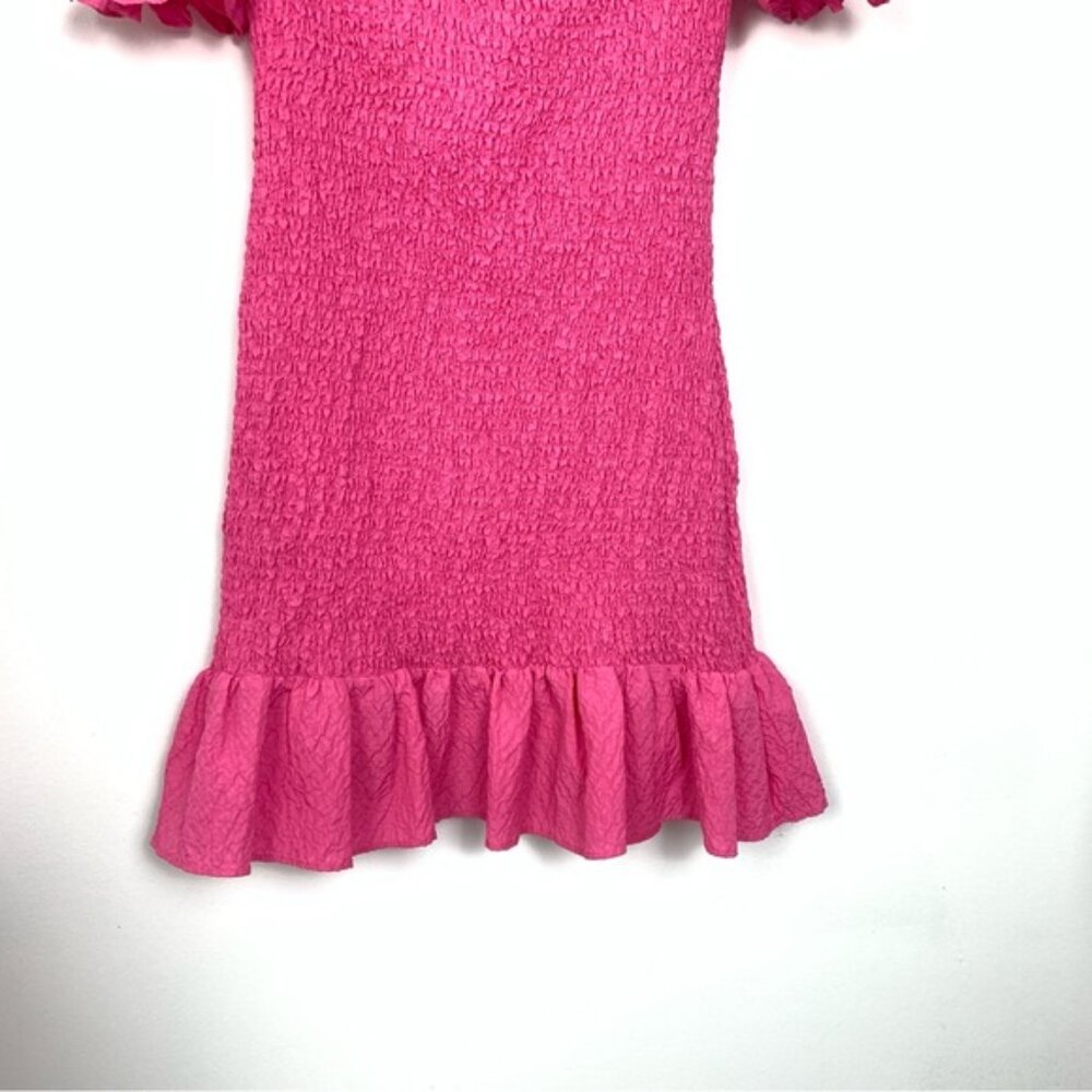 **NOT FOR SALE** Zara Pink Smocked Mini Dress - Picture 6 of 9